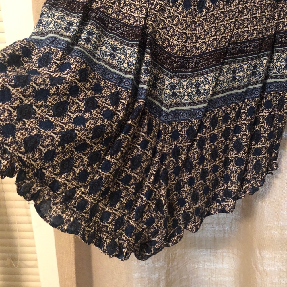 Blue Patterned Romper - Picture 4 of 5